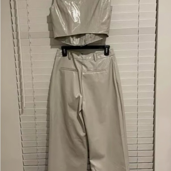 7 For All Mankind Cream Corset and Pants Jumpsuit - Picture 2 of 6